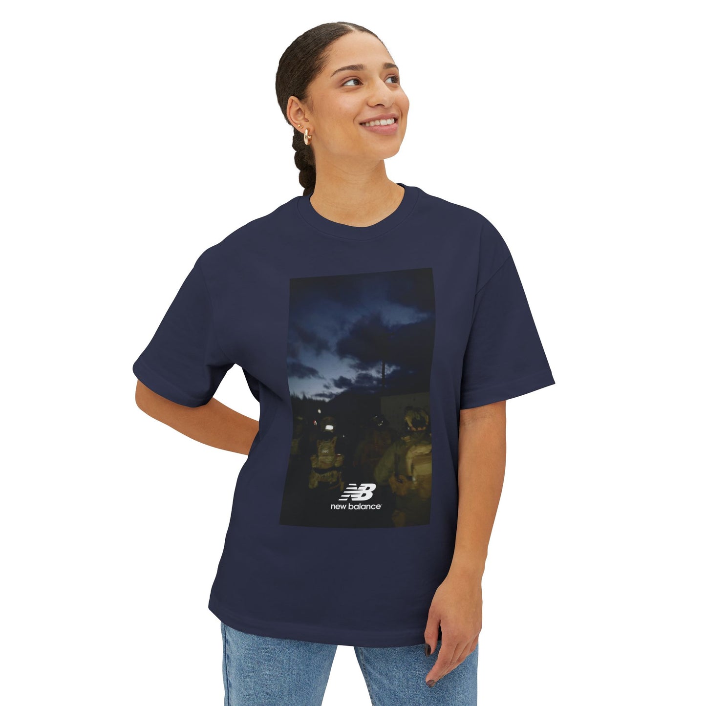 Soldier Group At night | New Balance Logo